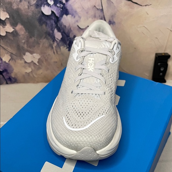 Hoka Women's Rincon 4 Athletic Shoes - Light Gray - Picture 8 of 11